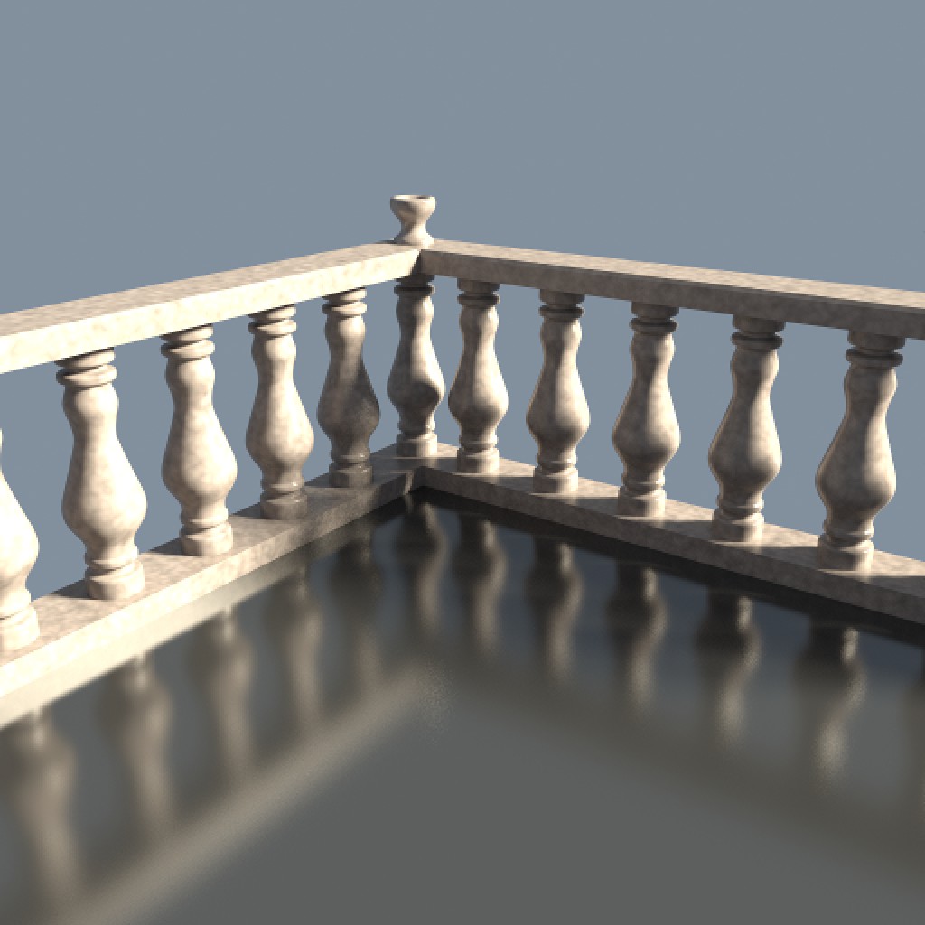 Marble fence preview image 1